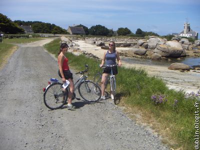 vélo sur la côte nord du Finistère !